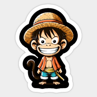 Pirate Monkey Sticker